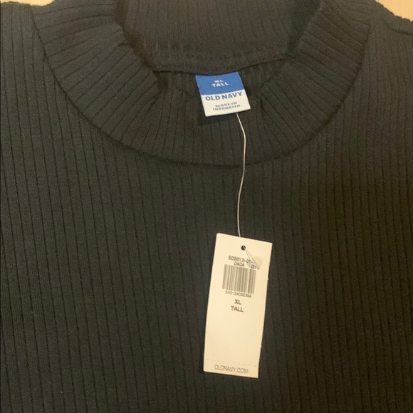 NWT Old Navy Black Half-Sleeve Top - Picture 4 of 10